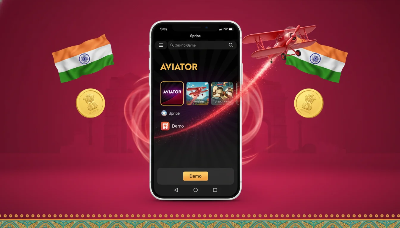 Aviator running on an Android phone with the bet panel, auto-cashout toggle and UPI deposit screen