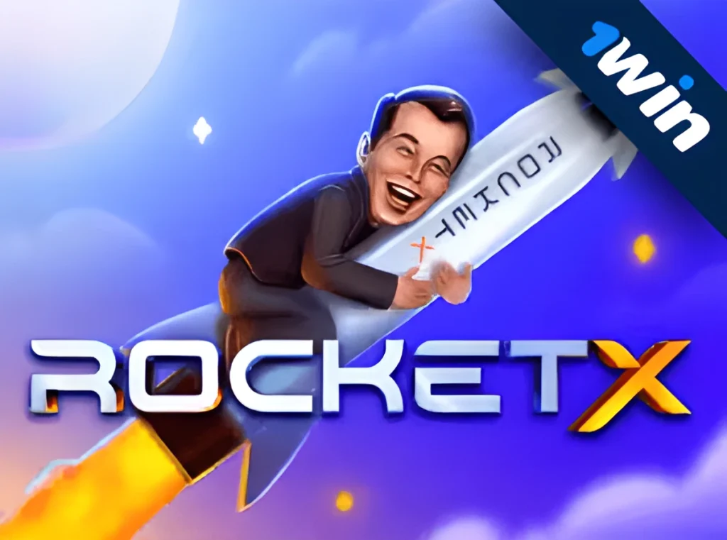 Rocket X 1win Logo